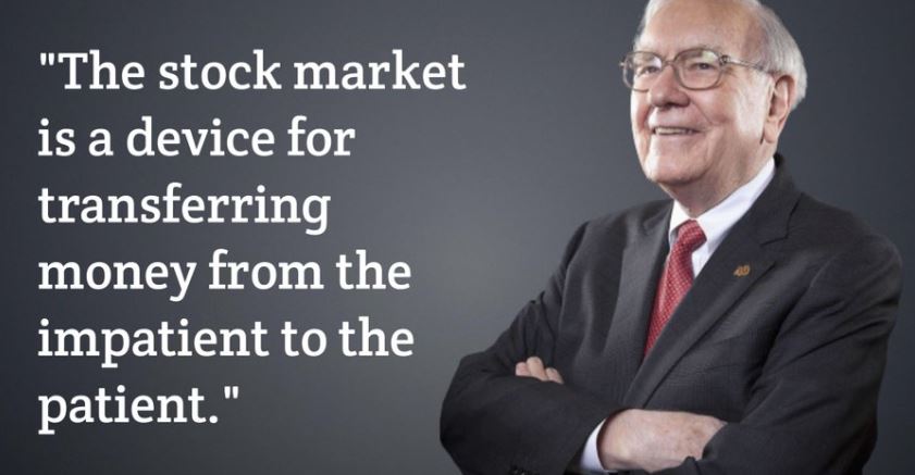 Patience in Investing - Warren Buffett
